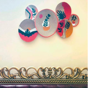 Wall Decor With Screen Print